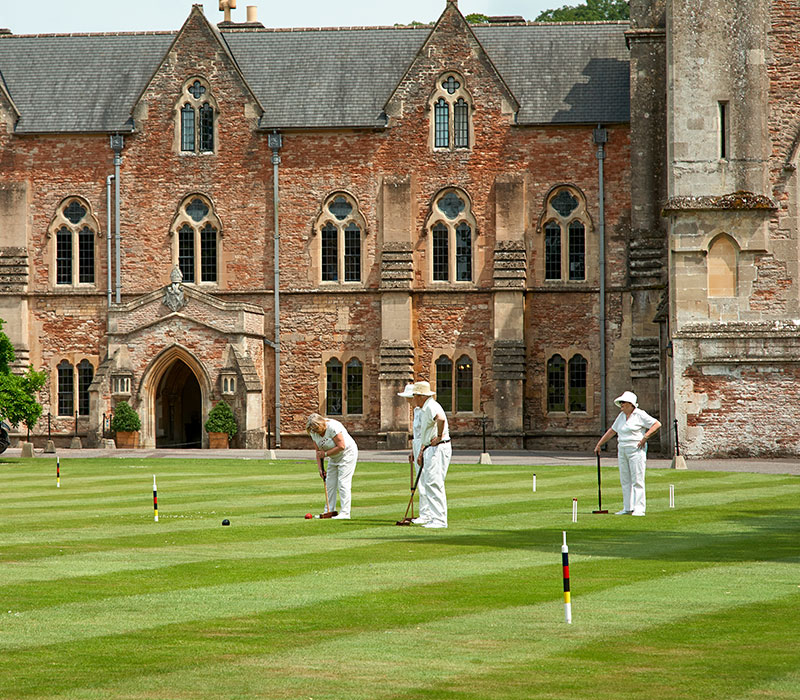 Construcción pistas de croquet