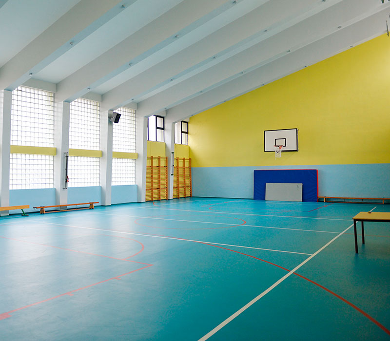 Construcción de pistas deportivas para colegio